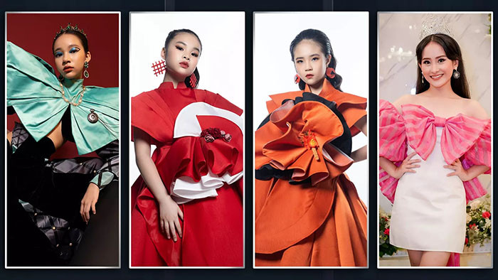 16 mẫu nhí diễn ở Thailand Fashion Week 2022